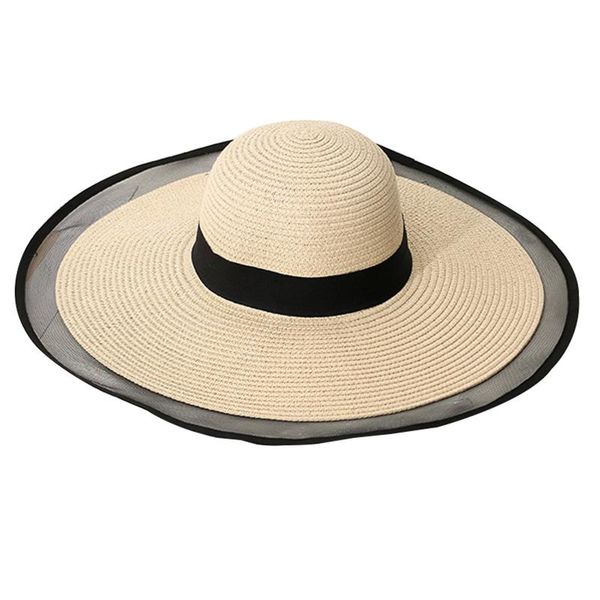 women sun hat summer uv protection straw beach cap for travel j55 wide brim hats, Blue;gray
women sun hat summer uv protection straw beach cap for travel j55 wide brim hats, Blue;gray