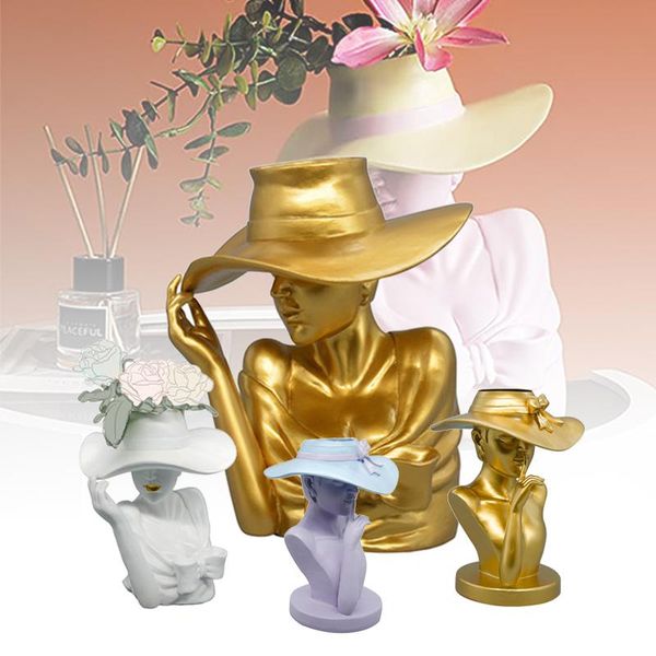 planters & pots creative planter statue grace woman wearing a sun hat flower pot decor decorative resin art vase ornament for home porch gq
planters & pots creative planter statue grace woman wearing a sun hat flower pot decor decorative resin art vase ornament for home porch gq