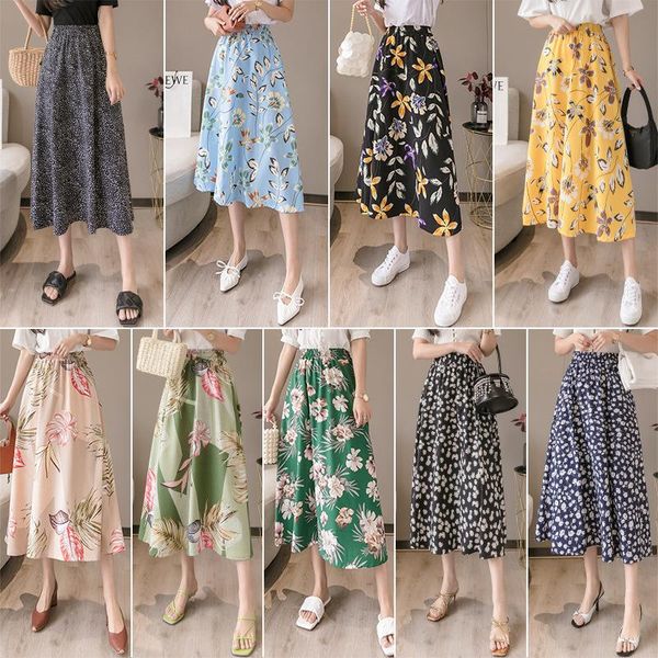skirts jdjxjn flower print a-line elastic high waist long skirt for women fashion clothing chiffon female summer dj007, Black
skirts jdjxjn flower print a-line elastic high waist long skirt for women fashion clothing chiffon female summer dj007, Black