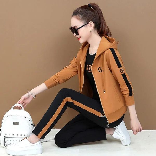 women's two piece pants casual sweatsuit 3 set women outfit korean fashion hooded sweatshirt + t-shirt pant suit sportswear work out tr, White
women's two piece pants casual sweatsuit 3 set women outfit korean fashion hooded sweatshirt + t-shirt pant suit sportswear work out tr, White
