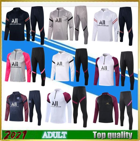 2021 soccer training suit set long sleeved sweatshirt 20/21 mbappe maillot de foot football jogging jacket tracksuit, Black
2021 soccer training suit set long sleeved sweatshirt 20/21 mbappe maillot de foot football jogging jacket tracksuit, Black