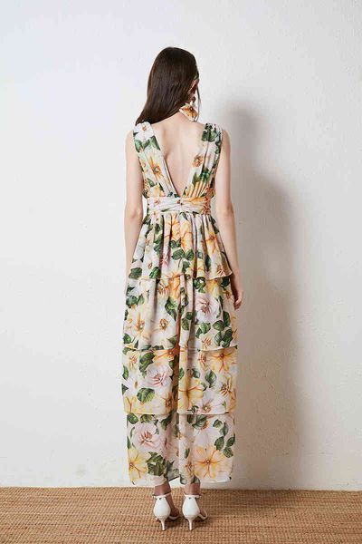 casual dresses 2021 summer fashion runway v-neck long dress women's sleeveless yellow camellia print cascading ruffle holiday 79k9, Black;gray
casual dresses 2021 summer fashion runway v-neck long dress women's sleeveless yellow camellia print cascading ruffle holiday 79k9, Black;gray