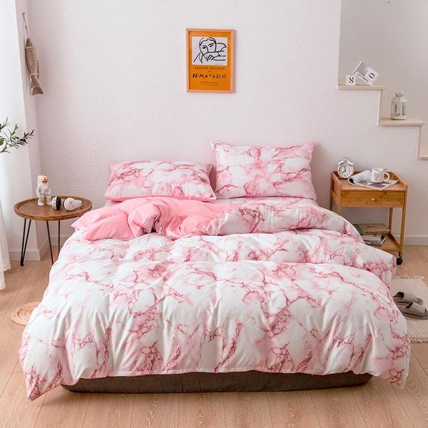 bedding sets microfiber fabric plain marble pattern pink set duvet cover pillowcase double bed comforter no sheets
bedding sets microfiber fabric plain marble pattern pink set duvet cover pillowcase double bed comforter no sheets