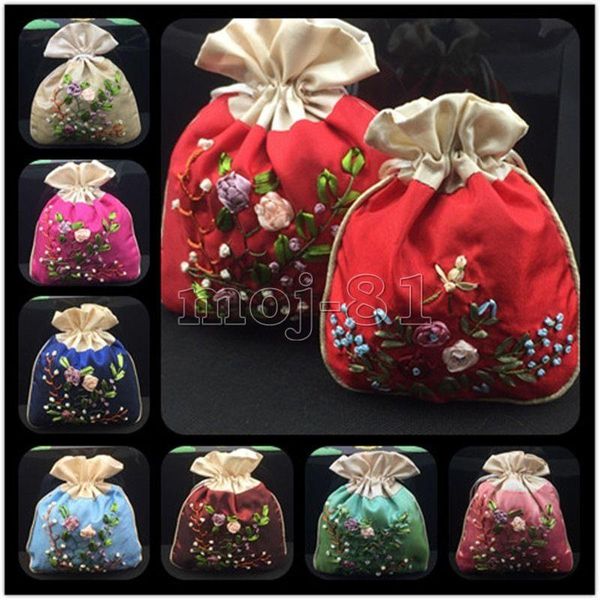 storage bags wholesale 5pce chinese pretty embroidered silk jewelry pouch/coin purse gift bag
storage bags wholesale 5pce chinese pretty embroidered silk jewelry pouch/coin purse gift bag