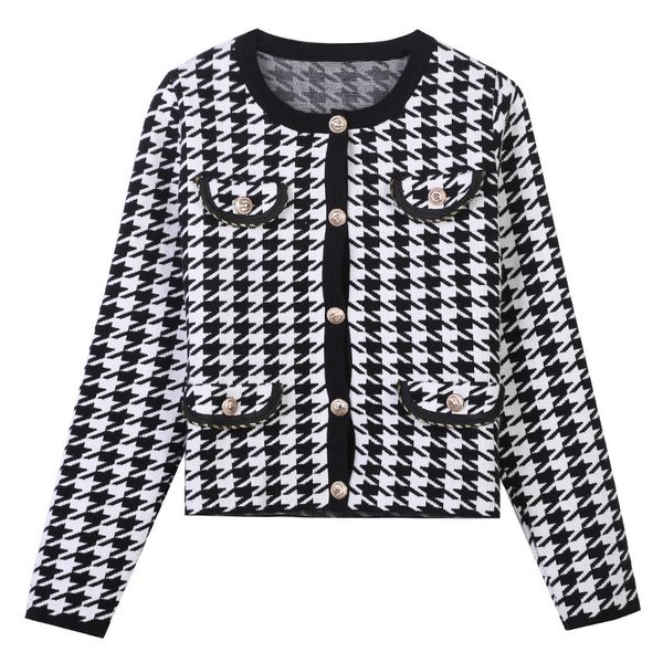 women's jackets fall 2021 jacket celebrity retro shirt plaid long-sleeved single-breasted loose knitted cardigan trendy ladies vooc, Black;brown
women's jackets fall 2021 jacket celebrity retro shirt plaid long-sleeved single-breasted loose knitted cardigan trendy ladies vooc, Black;brown