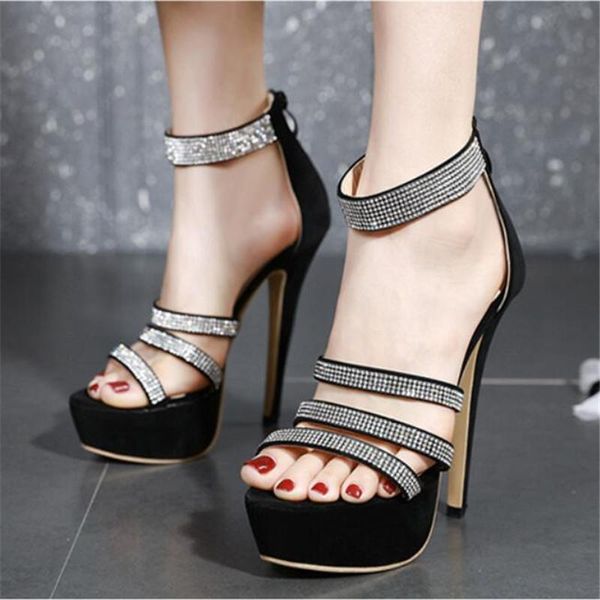 pattern europe and america superior quality ladies shoes 14cm thin heels sandals fashion show nightclub 4- 11, Black
pattern europe and america superior quality ladies shoes 14cm thin heels sandals fashion show nightclub 4- 11, Black