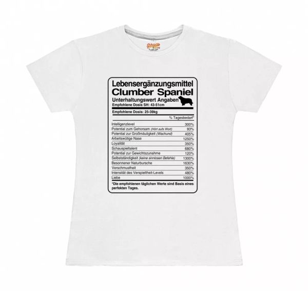 T-Shirt Womens dose Clumber Spaniel Life Supplements by siviwonder, Mainly pictures