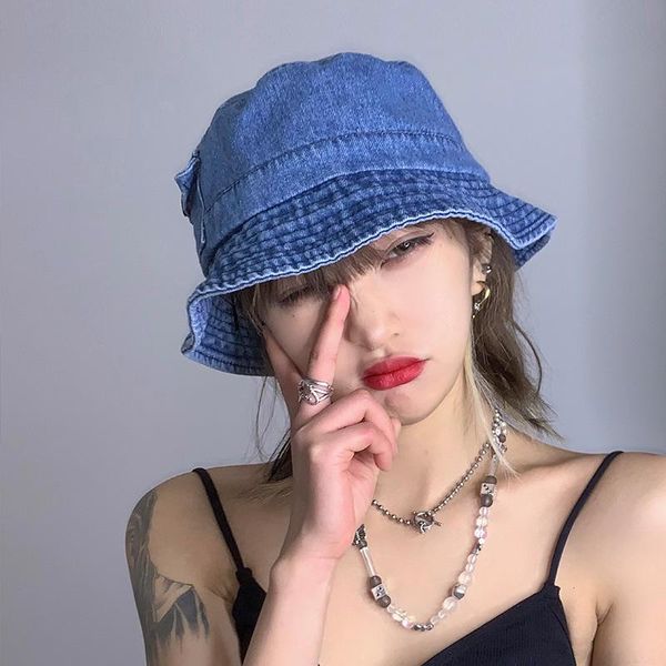 wide brim hats 2021 foldable fisherman hat washed denim bucket fashion bob caps hip hop gorros men women panama cap, Blue;gray
wide brim hats 2021 foldable fisherman hat washed denim bucket fashion bob caps hip hop gorros men women panama cap, Blue;gray