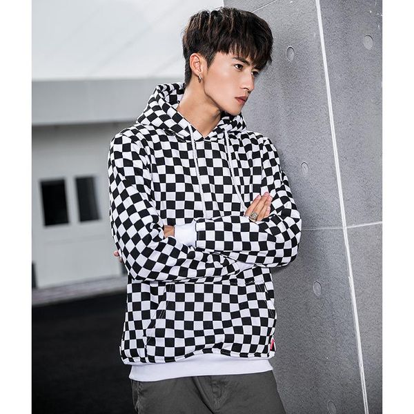 men's hoodies & sweatshirts men casual sweatshirt oversized long sleeve harajuku streetwear male loose black and white grid pullover ho
men's hoodies & sweatshirts men casual sweatshirt oversized long sleeve harajuku streetwear male loose black and white grid pullover ho