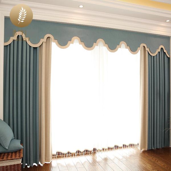 american country nordic simple modern pure color cotton linen blue beige stitching blackout curtains for living room bedroom curtain & drape
american country nordic simple modern pure color cotton linen blue beige stitching blackout curtains for living room bedroom curtain & drape