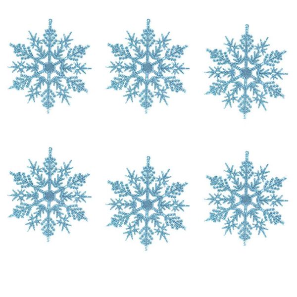 christmas decorations 6pcs/set sparkly glitter snowflake ornaments xmas tree hanger garland making
christmas decorations 6pcs/set sparkly glitter snowflake ornaments xmas tree hanger garland making