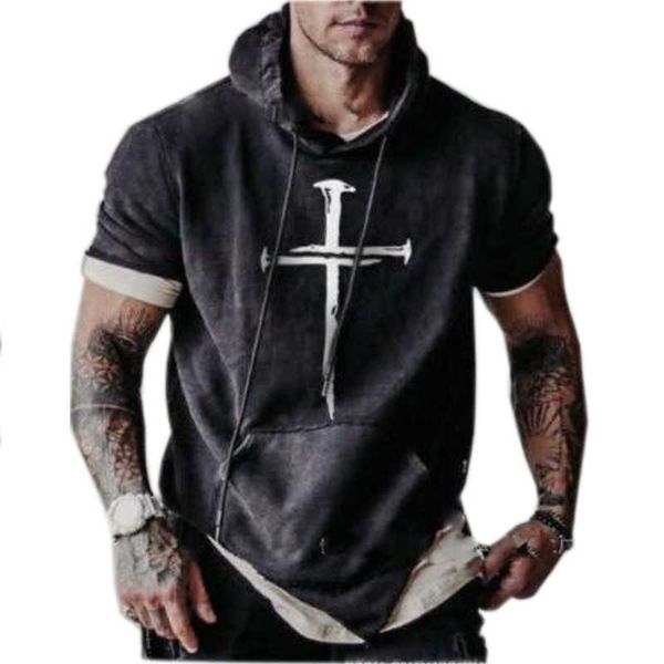 summer t-shirt men oversized hoodie short sleeve jesus christian cross printing t shirts arrival fashion casual 210629, White;black
summer t-shirt men oversized hoodie short sleeve jesus christian cross printing t shirts arrival fashion casual 210629, White;black