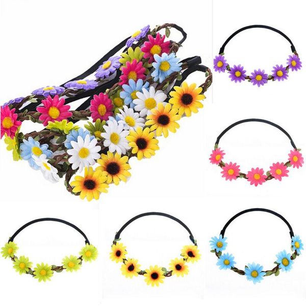 fashion hairband bohemian daisy sunflower girl classical head band beach garland hair accessories, Slivery;white
fashion hairband bohemian daisy sunflower girl classical head band beach garland hair accessories, Slivery;white