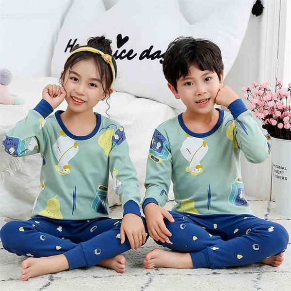 kids pajamas 2-11t children spring animal cotton pyjamas girls cartoon cute nightwear boys sleepwear sets baby soft clothing 210915, Blue;red
kids pajamas 2-11t children spring animal cotton pyjamas girls cartoon cute nightwear boys sleepwear sets baby soft clothing 210915, Blue;red