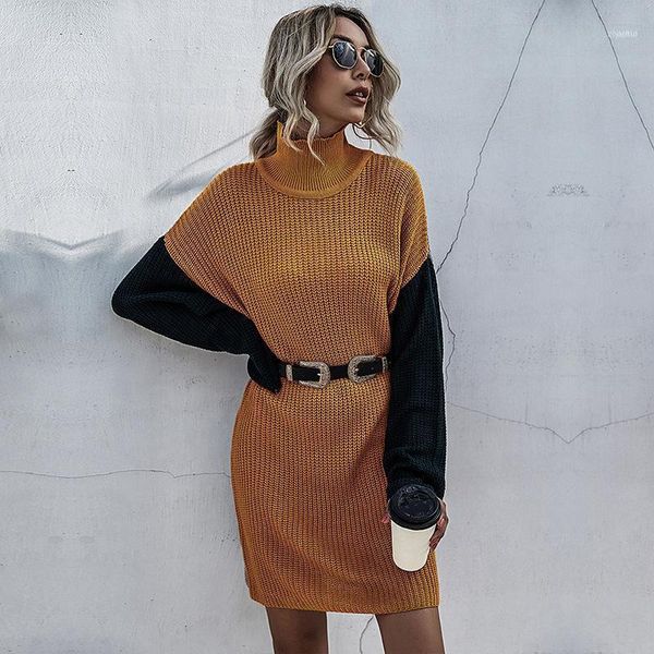 autumn winter women loose sweater dress robe knitted batwing long sleeve round neck slim sweaters female mini1, Black;gray
autumn winter women loose sweater dress robe knitted batwing long sleeve round neck slim sweaters female mini1, Black;gray