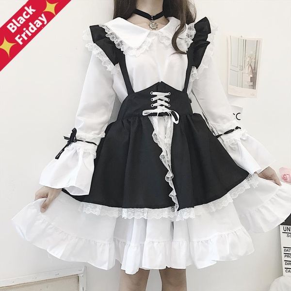 casual dresses black and white gothic style maid costume lolita dress cute japanese westidos de fiesta noc party vestidos, Black;gray
casual dresses black and white gothic style maid costume lolita dress cute japanese westidos de fiesta noc party vestidos, Black;gray