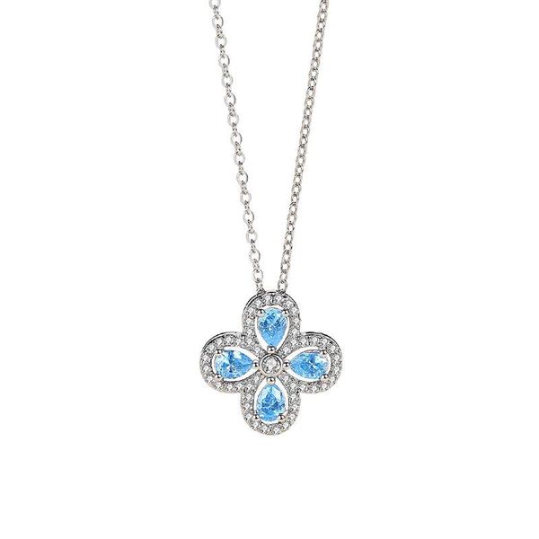 chains boutique clover necklace women's sterling silver ins style full of zircon pendant blue water drop clavicle chain banquet gift je
chains boutique clover necklace women's sterling silver ins style full of zircon pendant blue water drop clavicle chain banquet gift je