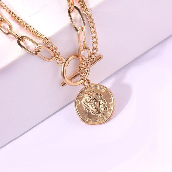 chains gold chain layered coin pendant necklaces for women charms chunky link choker necklace statement collar, Silver
chains gold chain layered coin pendant necklaces for women charms chunky link choker necklace statement collar, Silver