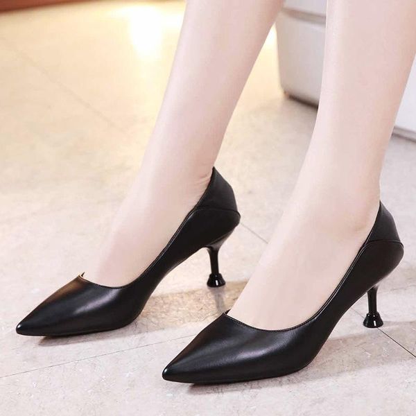 high heels female vibrating small fresh single shoes stiletto pointed cat with black work wild dress
high heels female vibrating small fresh single shoes stiletto pointed cat with black work wild dress