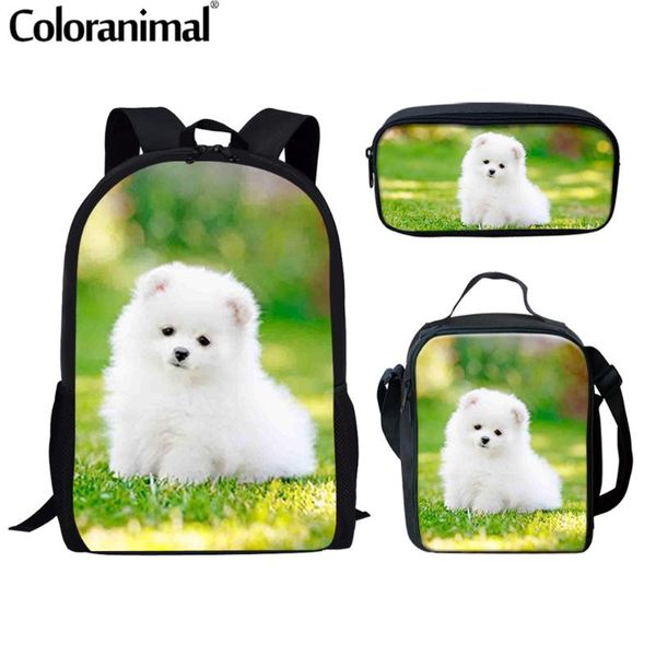 backpack coloranimal school bags set for boys girls 3d pomeranian pattern kids schoolbags book lunch pencil
backpack coloranimal school bags set for boys girls 3d pomeranian pattern kids schoolbags book lunch pencil
