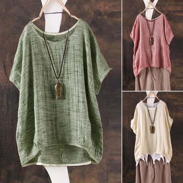 women's blouses & shirts summer women loose casual shirt plus size blusas retro o neck batwing sleeve baggy party cotton linen, White
women's blouses & shirts summer women loose casual shirt plus size blusas retro o neck batwing sleeve baggy party cotton linen, White