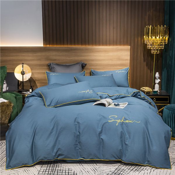 color four piece set satin simple pure cotton sheet quilt cover bedding group purchase
color four piece set satin simple pure cotton sheet quilt cover bedding group purchase