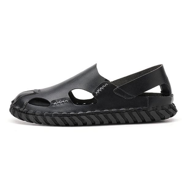 mens sandals slippers casual wading hiking non-slip wear-resistant breathable lightweight summer shoes with holes, Black
mens sandals slippers casual wading hiking non-slip wear-resistant breathable lightweight summer shoes with holes, Black