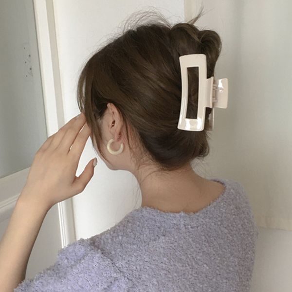 yamog large frosted arc square hair clamps women elastic resin scrunchies hair clip for female hollow out pure color shark claws head jewelr, Slivery;golden
yamog large frosted arc square hair clamps women elastic resin scrunchies hair clip for female hollow out pure color shark claws head jewelr, Slivery;golden