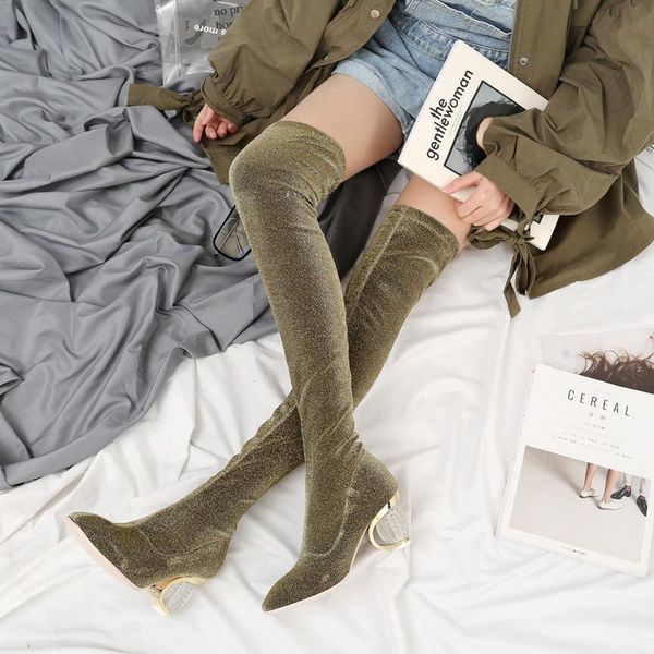 boots 2021 women over the knee high heels autumn woman shoes winter stretch suede fashion size 34-43, Black
boots 2021 women over the knee high heels autumn woman shoes winter stretch suede fashion size 34-43, Black