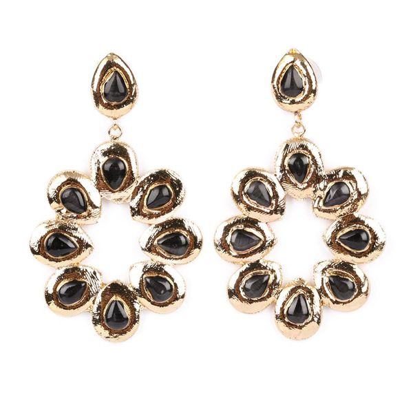 dangle & chandelier design tear water drop gold rim natural dark gray cat eye opal stone bead charm big earring for women gift, Silver
dangle & chandelier design tear water drop gold rim natural dark gray cat eye opal stone bead charm big earring for women gift, Silver