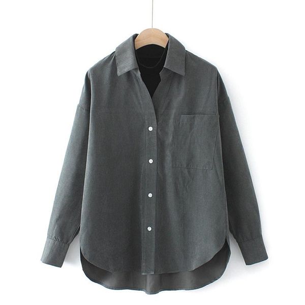 women's t-shirt plus size xl-4xl false two pieces women blouse drop shoulder long sleeved simple large officewear a-line blusas, White
women's t-shirt plus size xl-4xl false two pieces women blouse drop shoulder long sleeved simple large officewear a-line blusas, White