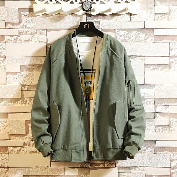 men's jackets 2021 brand spring men casual bomber jacket washed pure cotton army green male cargo coats m-5xl, Black;brown
men's jackets 2021 brand spring men casual bomber jacket washed pure cotton army green male cargo coats m-5xl, Black;brown