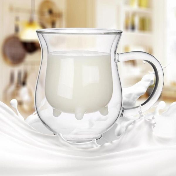 wine glasses milk cup shape double walled clear glass coffee tea mug handle 8.8cm x 10cm 11cm t@
wine glasses milk cup shape double walled clear glass coffee tea mug handle 8.8cm x 10cm 11cm t@