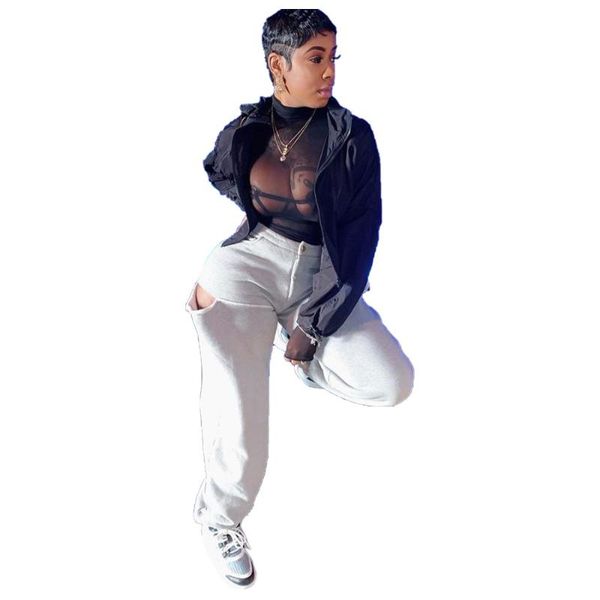 spring 2021 women reduction of age street hip hop style long pants buttons broken hole pure color straight women's & capris, Black;white
spring 2021 women reduction of age street hip hop style long pants buttons broken hole pure color straight women's & capris, Black;white