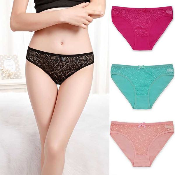 women's panties ladies lace underwear mid-waist cotton briefs see-through hollow women 3pcs/lot, Black;pink
women's panties ladies lace underwear mid-waist cotton briefs see-through hollow women 3pcs/lot, Black;pink