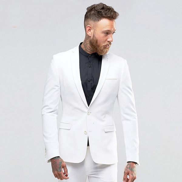 men's suits & blazers white custom made men weddingslim fit casual groom tuxedo man blazer 2pieces terno masculino costume ho, White;black
men's suits & blazers white custom made men weddingslim fit casual groom tuxedo man blazer 2pieces terno masculino costume ho, White;black