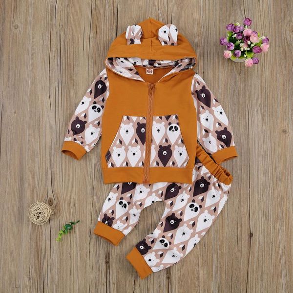 clothing sets baby boy clothes cartoon bear ear hooded zipper coat+t shirt+pant kid sport suit for tracksuit 0-24months, White
clothing sets baby boy clothes cartoon bear ear hooded zipper coat+t shirt+pant kid sport suit for tracksuit 0-24months, White