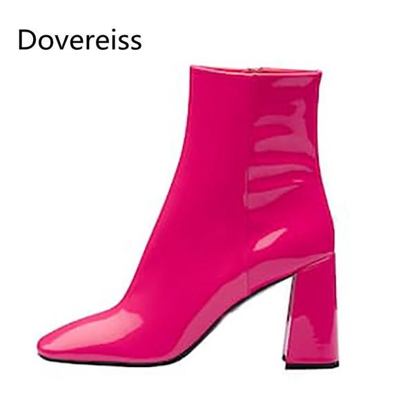 boots dovereiss fashion women's shoes winter elegant concise mature pure color red chunky heels short square toe zipper 33-43, Black
boots dovereiss fashion women's shoes winter elegant concise mature pure color red chunky heels short square toe zipper 33-43, Black