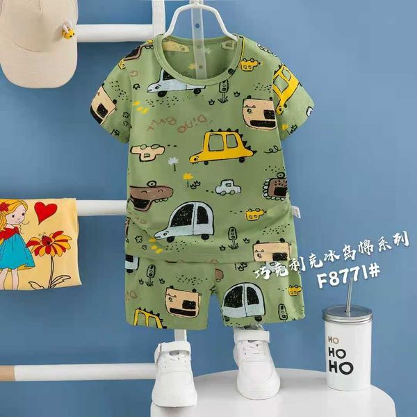 summer 2021 iceland cotton short sleeve shorts children home wear boys and girls, Blue;red
summer 2021 iceland cotton short sleeve shorts children home wear boys and girls, Blue;red