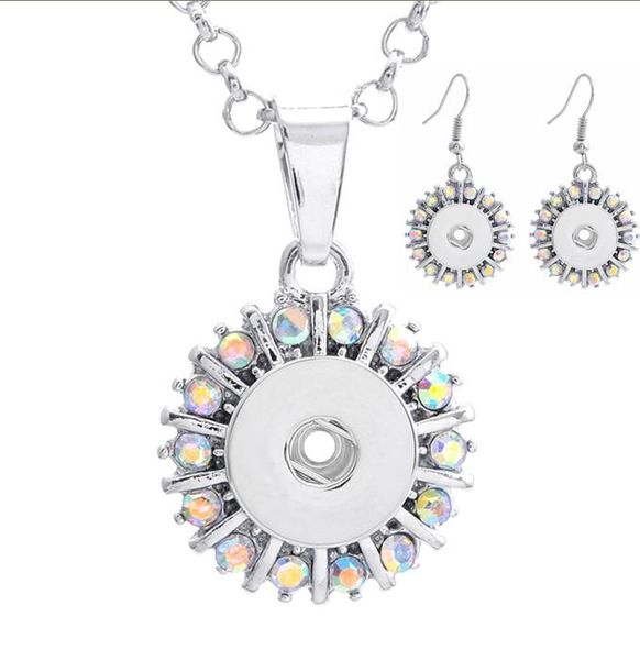 earrings & necklace 8colors fashion women rhinestone metal diy 12mm snap button jewelry set for bridal, Silver
earrings & necklace 8colors fashion women rhinestone metal diy 12mm snap button jewelry set for bridal, Silver