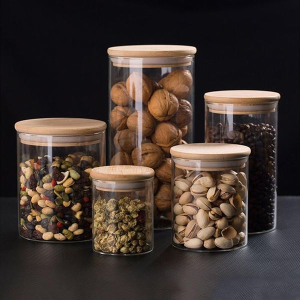 storage bottles & jars bamboo cover transparent glass sealed kitchen mason bottle household food containers candy multi-grain jar
storage bottles & jars bamboo cover transparent glass sealed kitchen mason bottle household food containers candy multi-grain jar