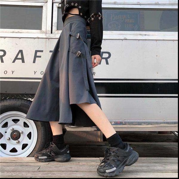 cargo pocket ring belt ribbon women skirt punk high waist streetwear gothic loose midi long korean harajuku black grey p
cargo pocket ring belt ribbon women skirt punk high waist streetwear gothic loose midi long korean harajuku black grey p