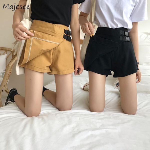 women's shorts women student summer all-match solid fashion creativity denim high waist design korean style streetwear leisure, White;black
women's shorts women student summer all-match solid fashion creativity denim high waist design korean style streetwear leisure, White;black