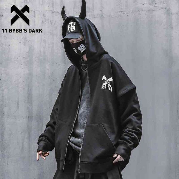11 bybb's dark techwear harajuku hoodie sweatshirts men 2021 punk devil horns pullover hip hop streetwear cardigan hoodi black
11 bybb's dark techwear harajuku hoodie sweatshirts men 2021 punk devil horns pullover hip hop streetwear cardigan hoodi black