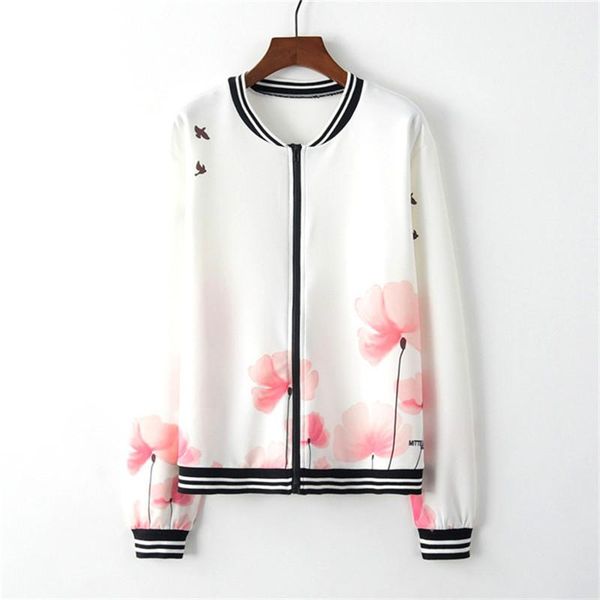 women's jackets artguy women fashion long sleeve contrast striped cuff floral print baseball jacket girl zip-up outwear sweatshirt, Black;brown
women's jackets artguy women fashion long sleeve contrast striped cuff floral print baseball jacket girl zip-up outwear sweatshirt, Black;brown