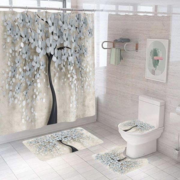 shower curtains fashion grey tree curtain with non slip rug mat bathroom waterproof polyester hooks cool
shower curtains fashion grey tree curtain with non slip rug mat bathroom waterproof polyester hooks cool