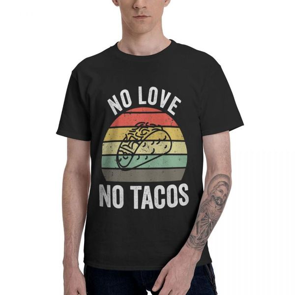 men's t-shirts classic round neck no love tacos t-shirt for men soft slim la camiseta big size, White;black
men's t-shirts classic round neck no love tacos t-shirt for men soft slim la camiseta big size, White;black