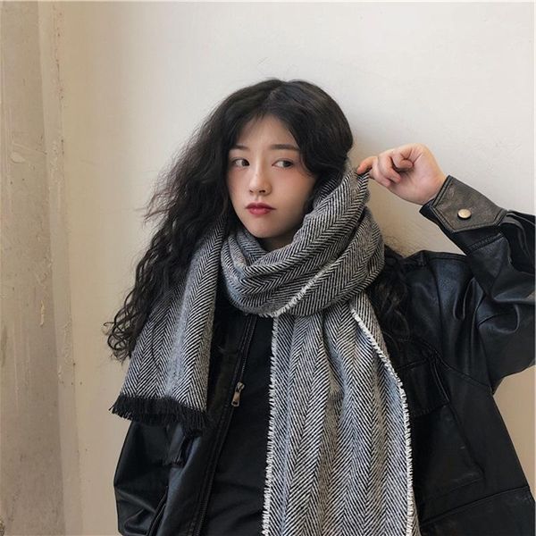 scarves autumn winter female stripe scarf women fashion wide long shawl wrap blanket warm tippet outdoor gift, Blue;gray
scarves autumn winter female stripe scarf women fashion wide long shawl wrap blanket warm tippet outdoor gift, Blue;gray