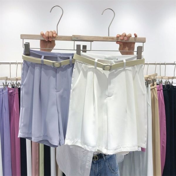 summer shorts for women solid color high waist korean fashion loose bottoms streetwear pantalones cortos mujer 210421, White;black
summer shorts for women solid color high waist korean fashion loose bottoms streetwear pantalones cortos mujer 210421, White;black