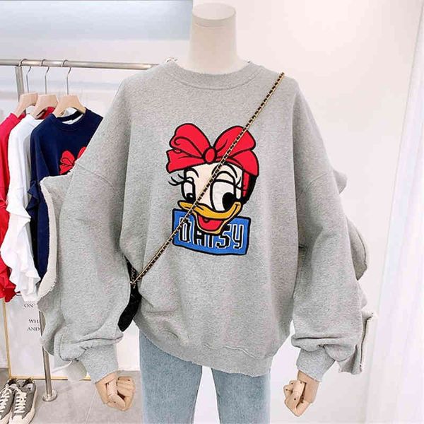women's hoodies & sweatshirts vintage of the oversized embroidered cartoon sweatshirt crewneck cotton lovers autumn chic bf girl fashio, Black
women's hoodies & sweatshirts vintage of the oversized embroidered cartoon sweatshirt crewneck cotton lovers autumn chic bf girl fashio, Black